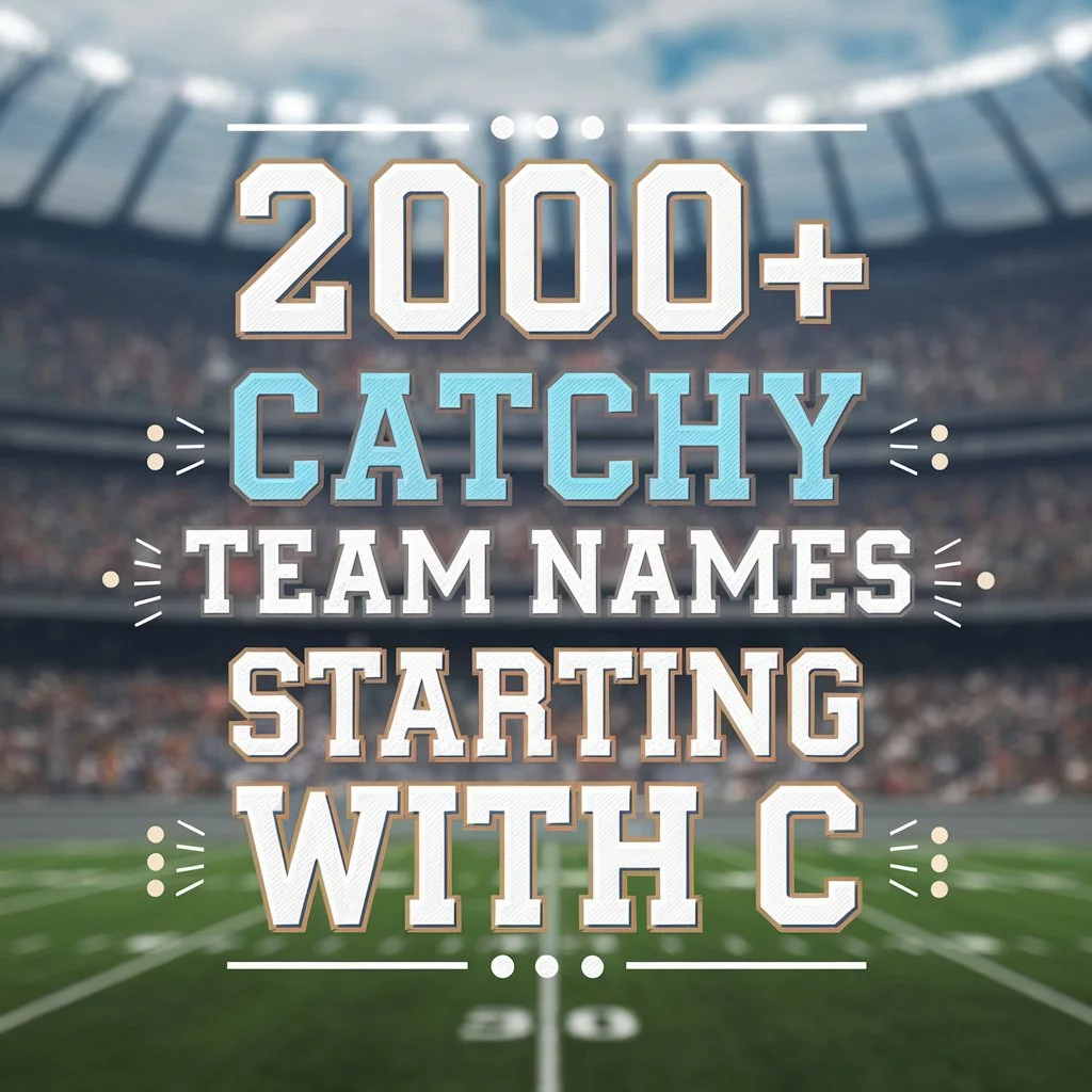 Team names starting with c