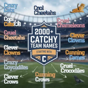 Team names starting with c